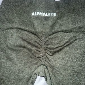Original forest green alphalete amplify leggings